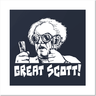 Great SCOTT! Doc Brown Illustration Posters and Art